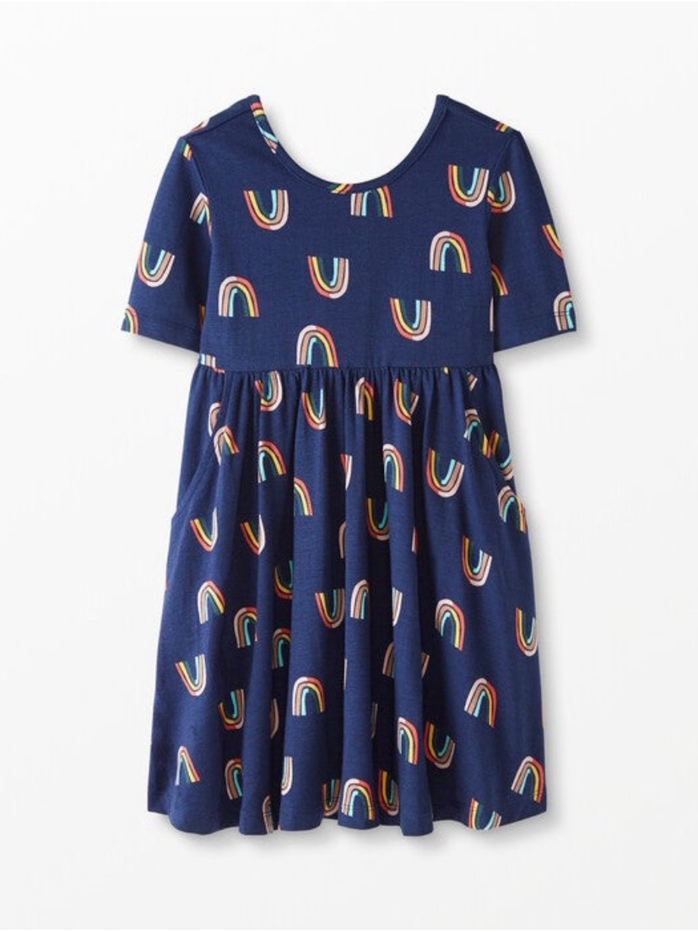 Navy Rainbow Dress